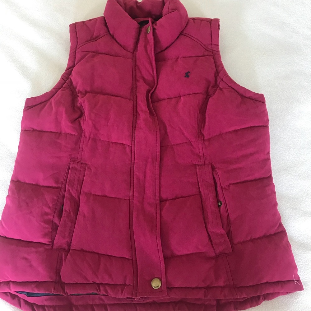 Magenta Puffy Vest